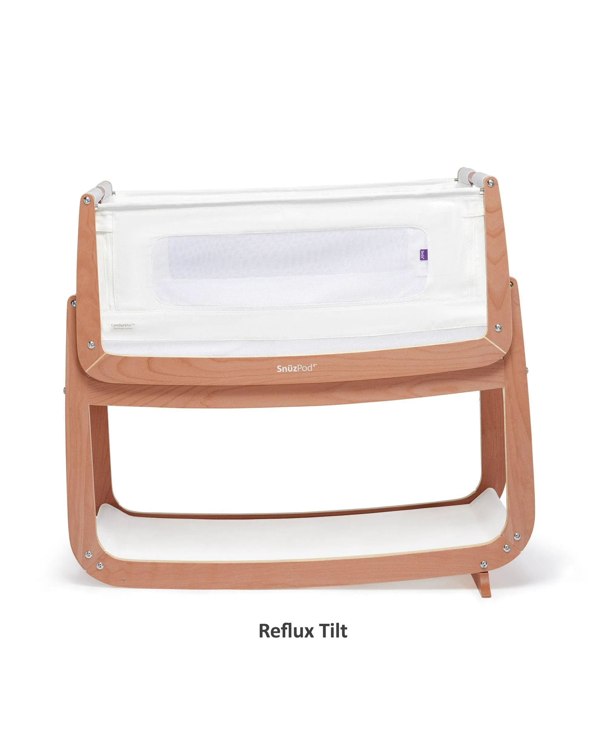 SnuzPod4 Bedside Crib - Natural