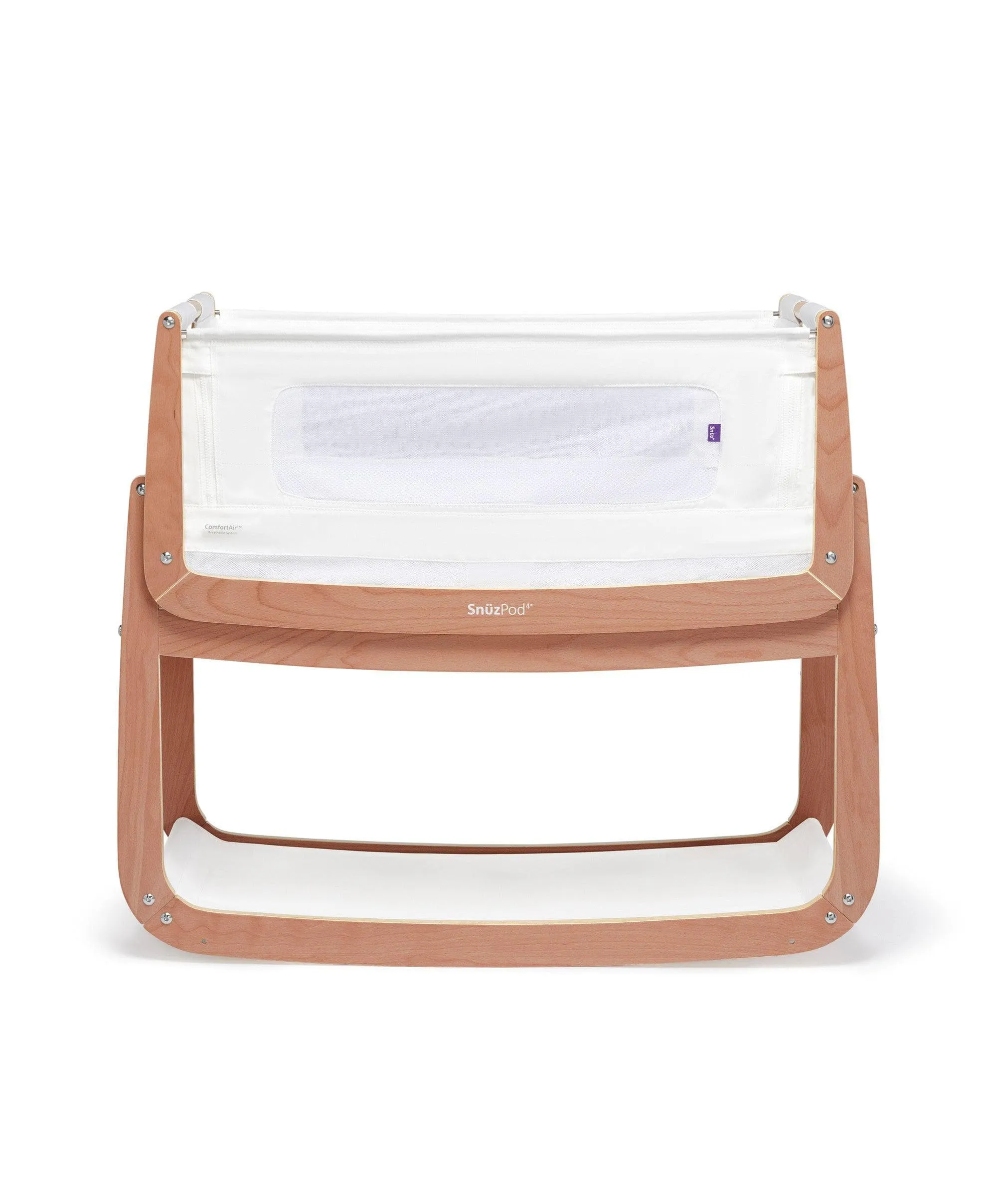 SnuzPod4 Bedside Crib - Natural