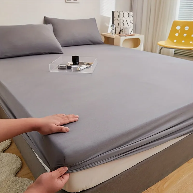 Soft and Cozy Polyester Fitted Sheet for Deep Mattresses