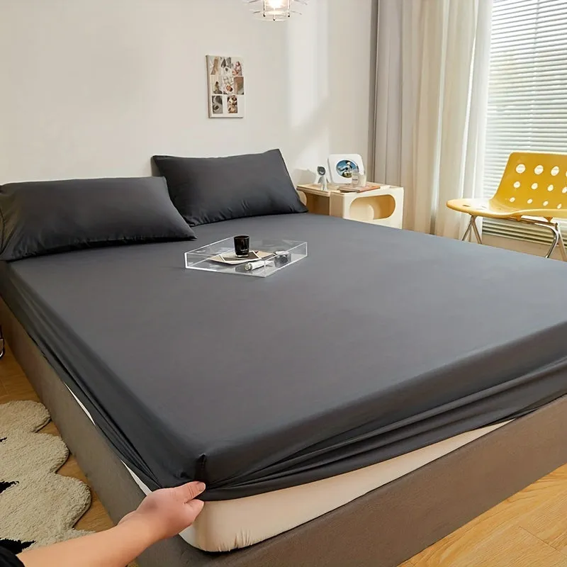 Soft and Cozy Polyester Fitted Sheet for Deep Mattresses