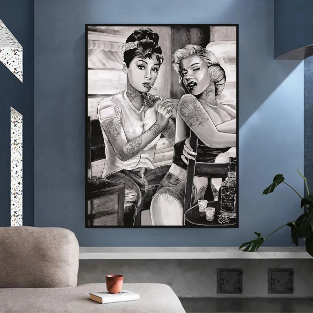 Tattoo Classic - Audrey Hepburn and Marilyn Art