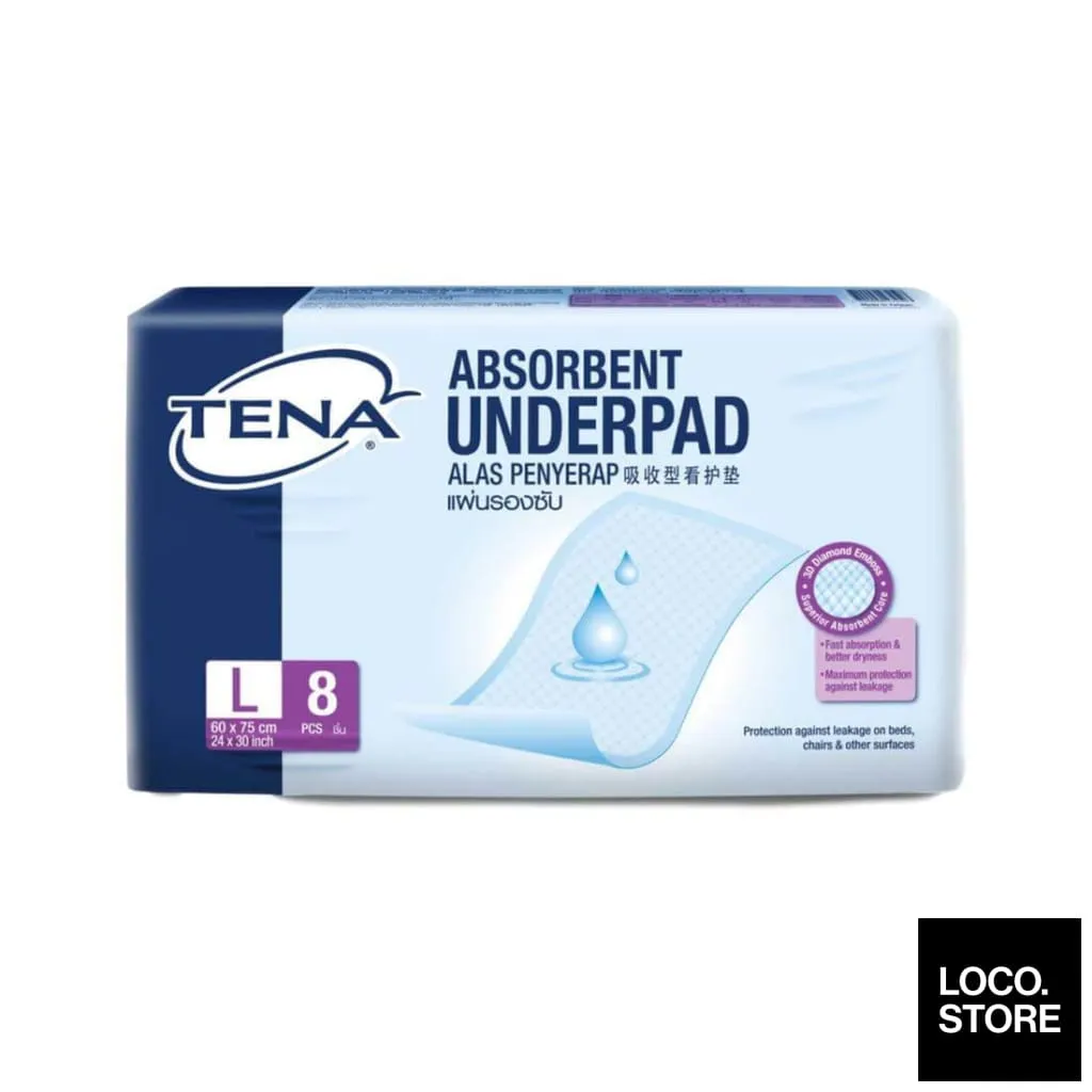 TENA Underpad Large 60x75 8s