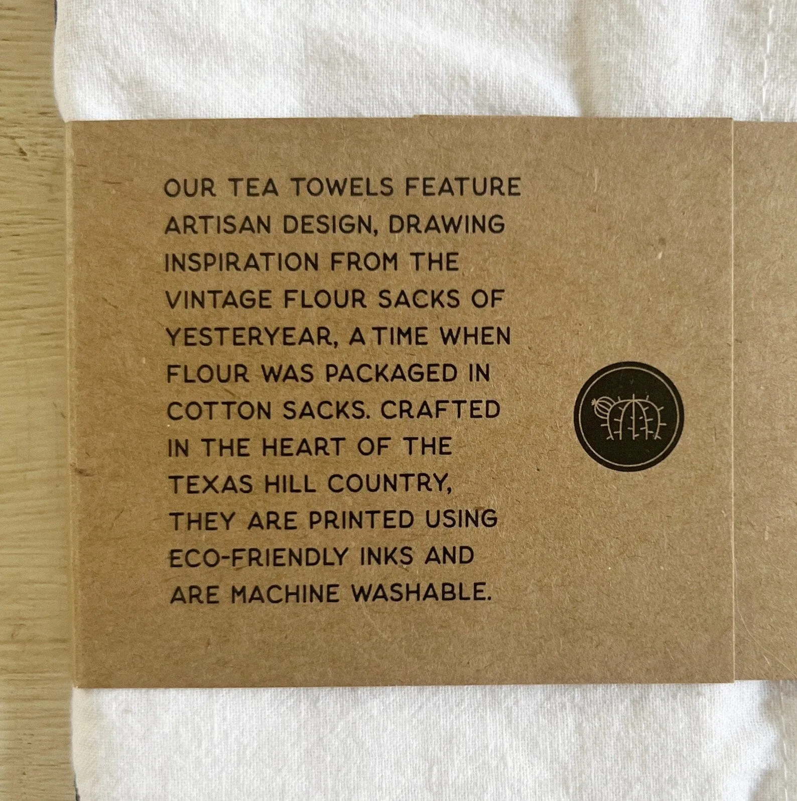 Texas Sayings Flour Sack Tea Towel