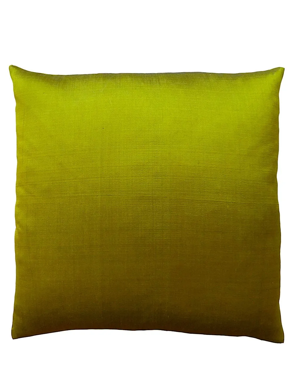 Thai Silk Solid Pillow Lemongrass