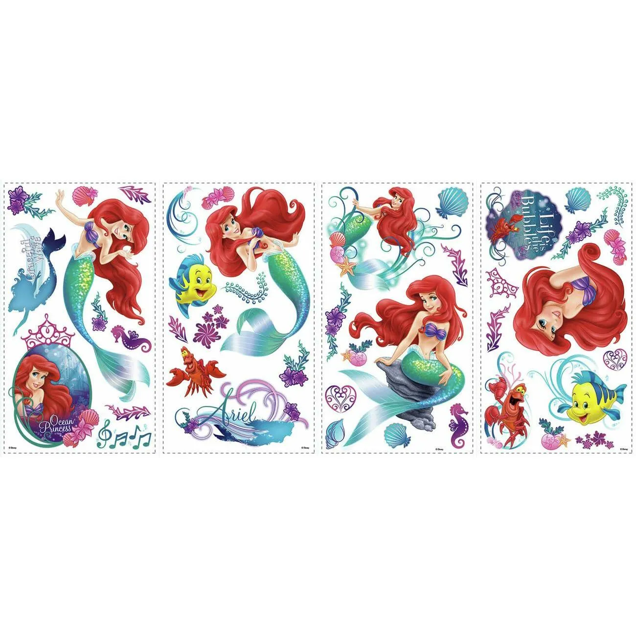 The Little Mermaid Wall Decals