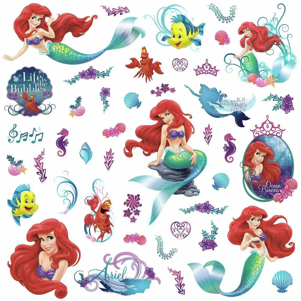 The Little Mermaid Wall Decals