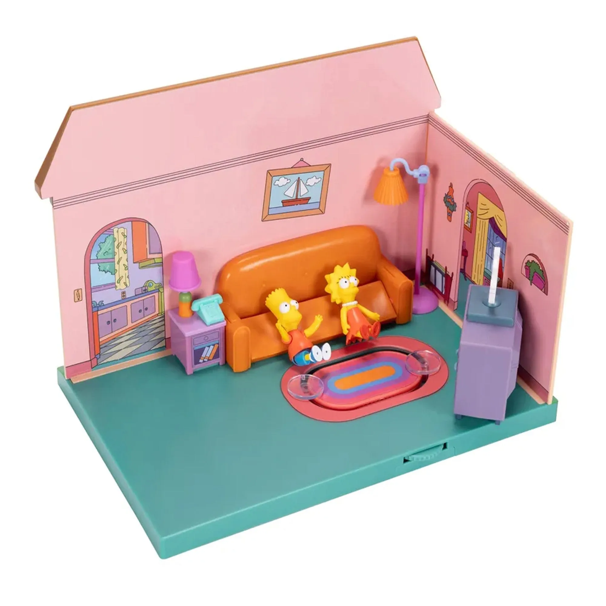 The Simpsons Living Room Diorama Playset by Jakks Pacific