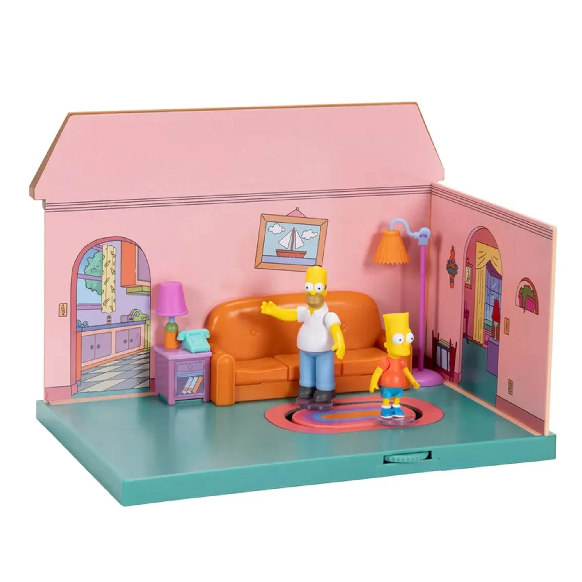 The Simpsons Living Room Diorama Playset by Jakks Pacific