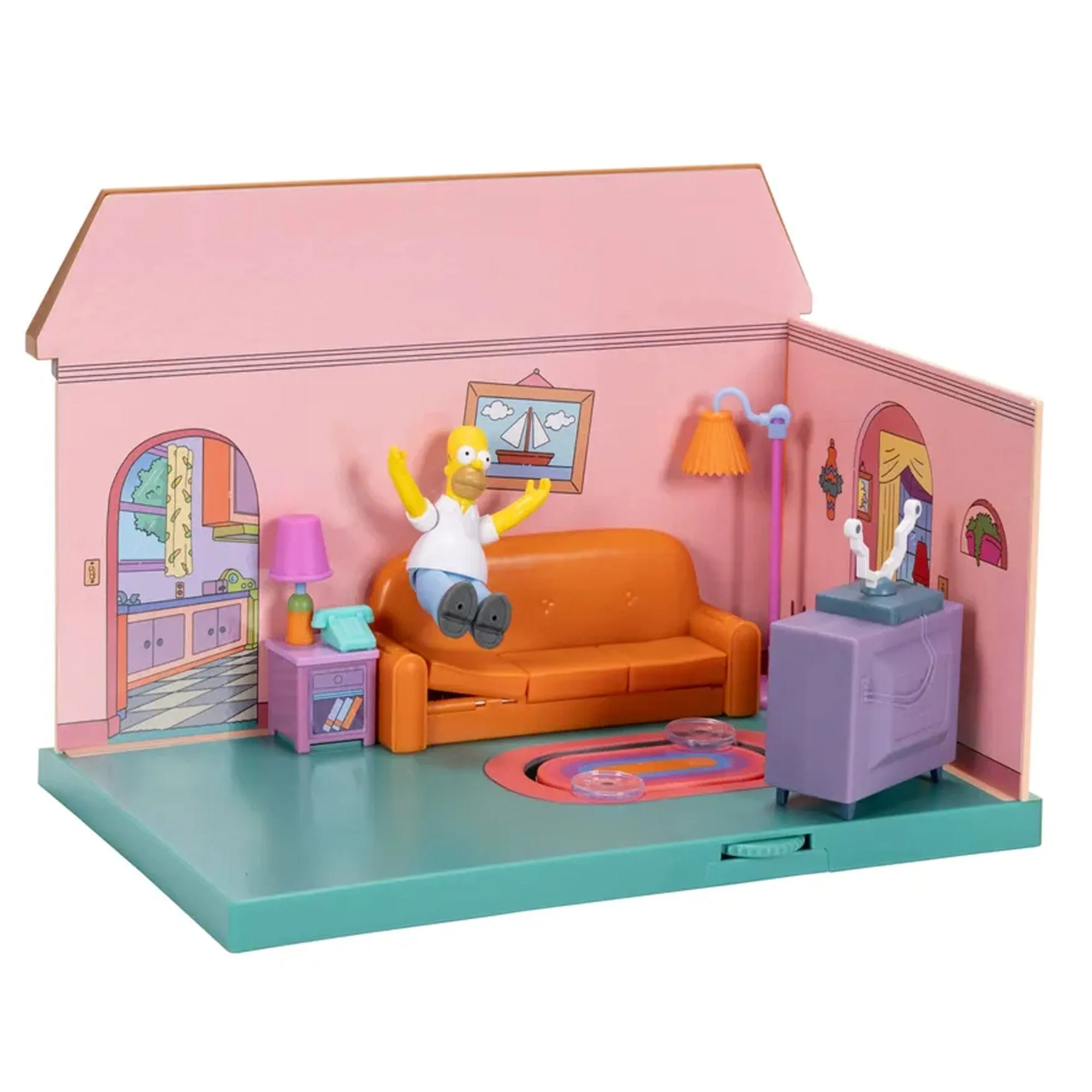 The Simpsons Living Room Diorama Playset by Jakks Pacific