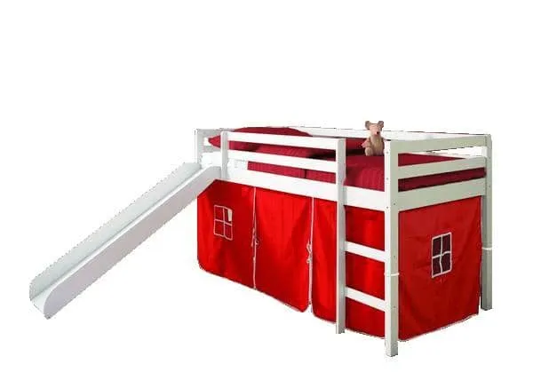 Thomas Kids Bed with Slide and Red Tent