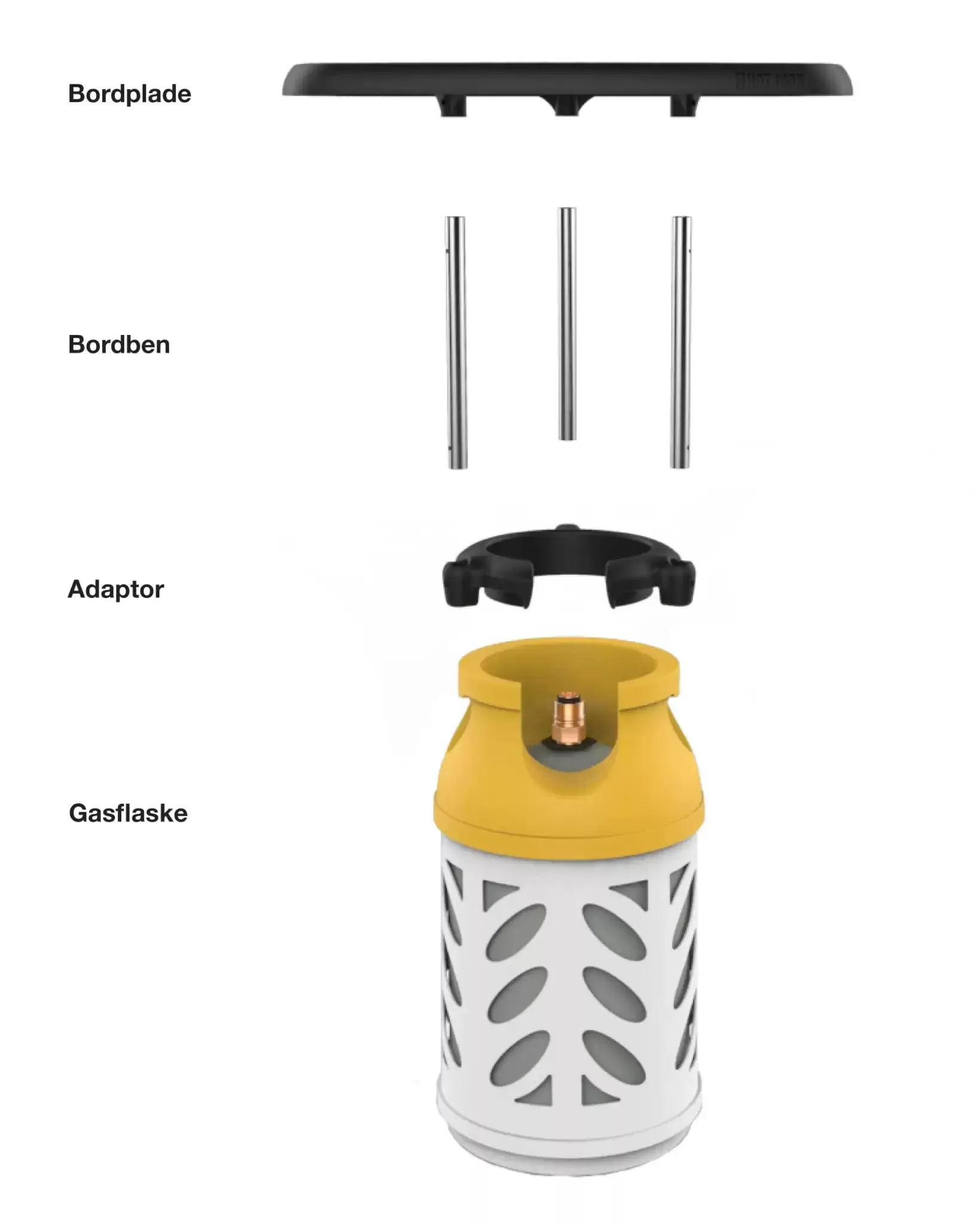 TOP LINE Table for Gasbottle