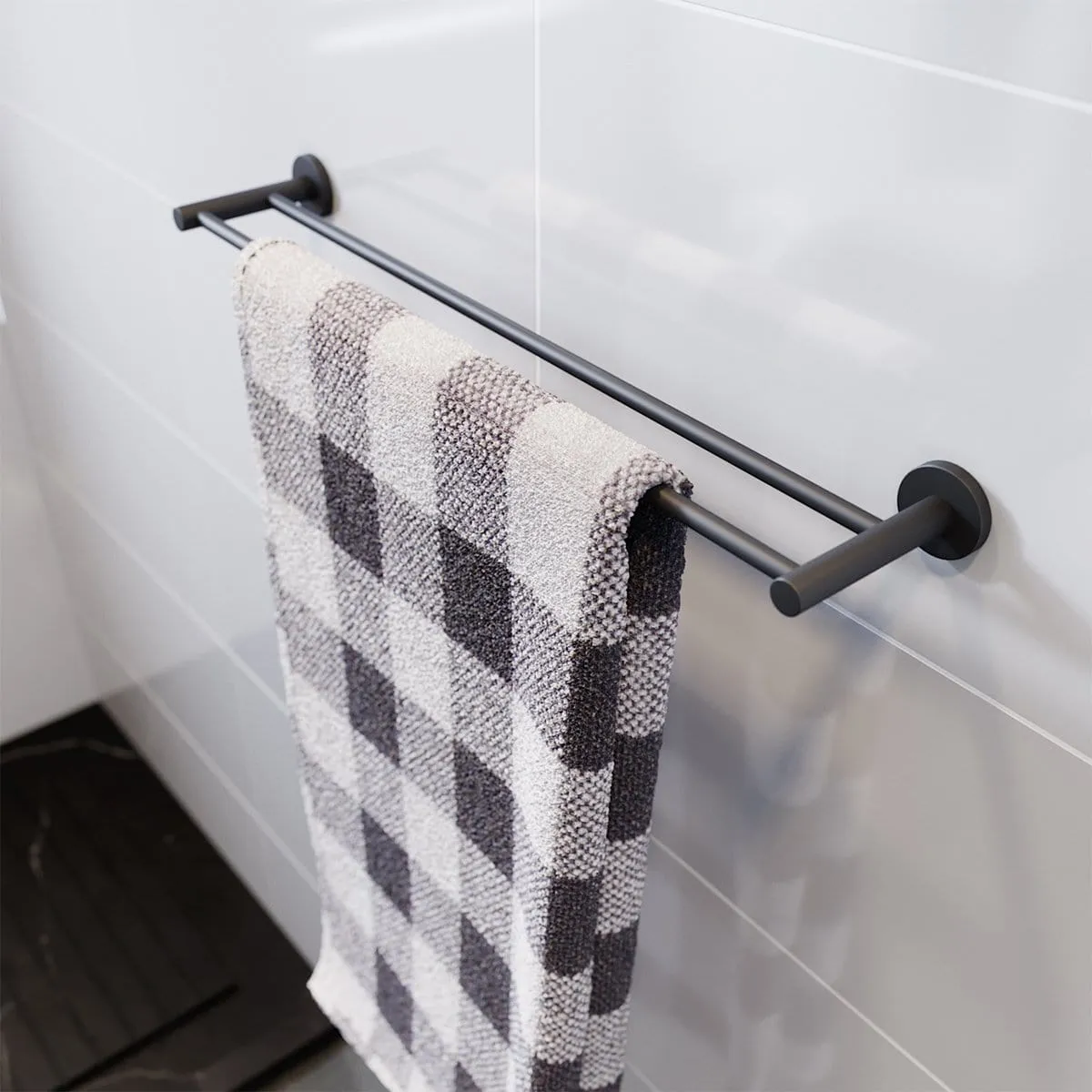 Towel Rail Rack Wall Mounted Stainless Steel