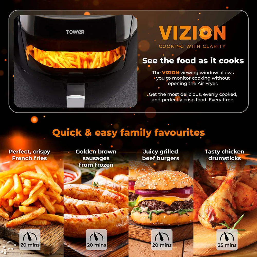 Tower Vortx Vizion 7 Litre Air Fryer Black Manual