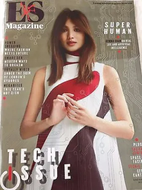 (UK) ES MAGAZINE OCTOBER 2015 GEMMA CHAN PHOTO COVER INTERVIEW HUMANS HOTTIE