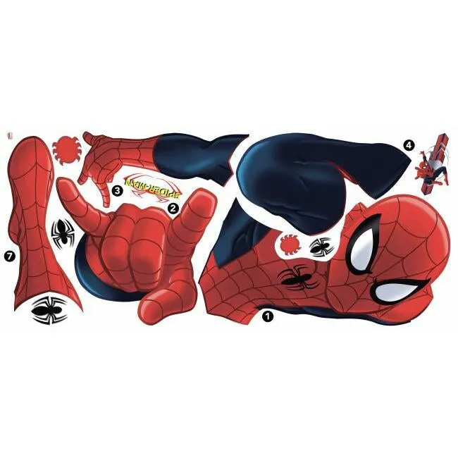 Ultimate Spider-Man Giant Peel and Stick Wall Decals