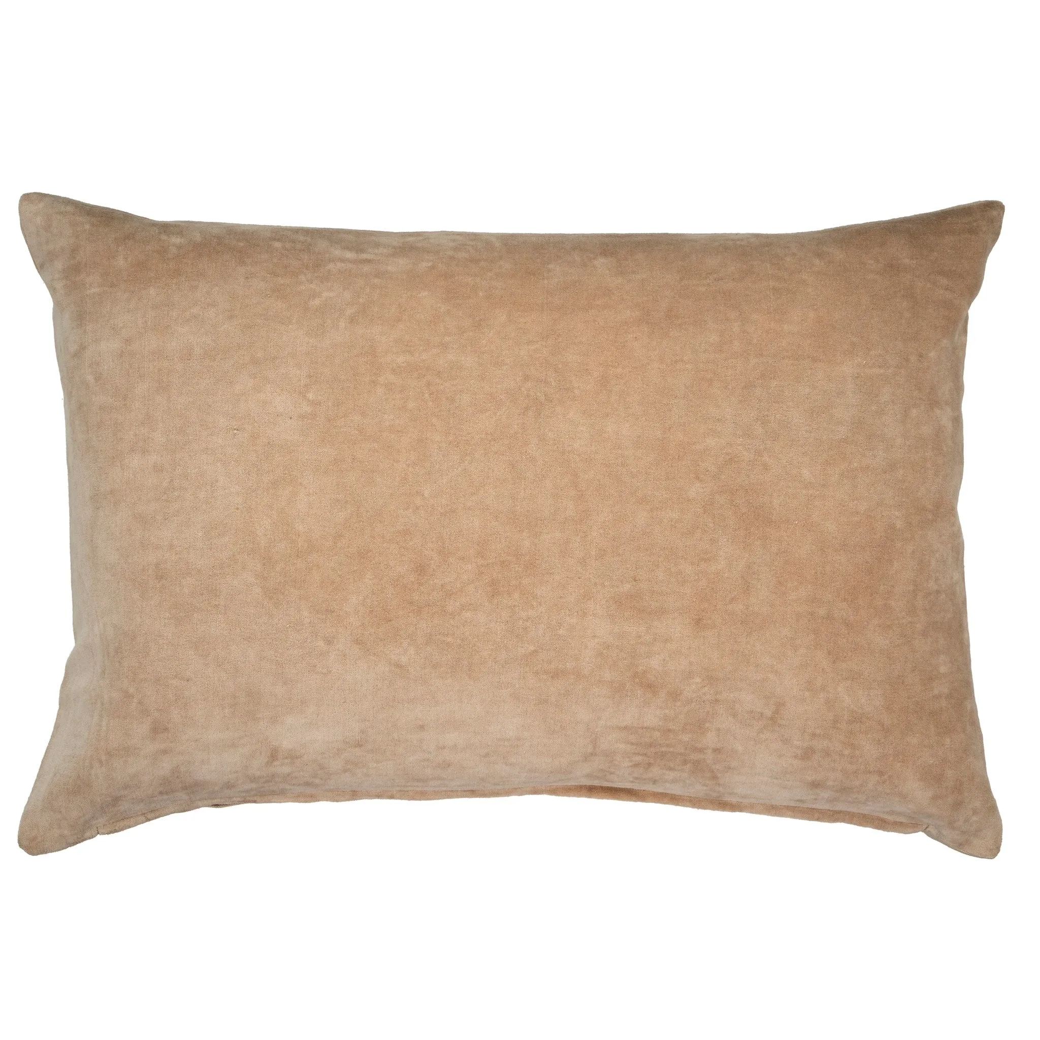 Vera Velvet Pillow, 16x24, Bisque