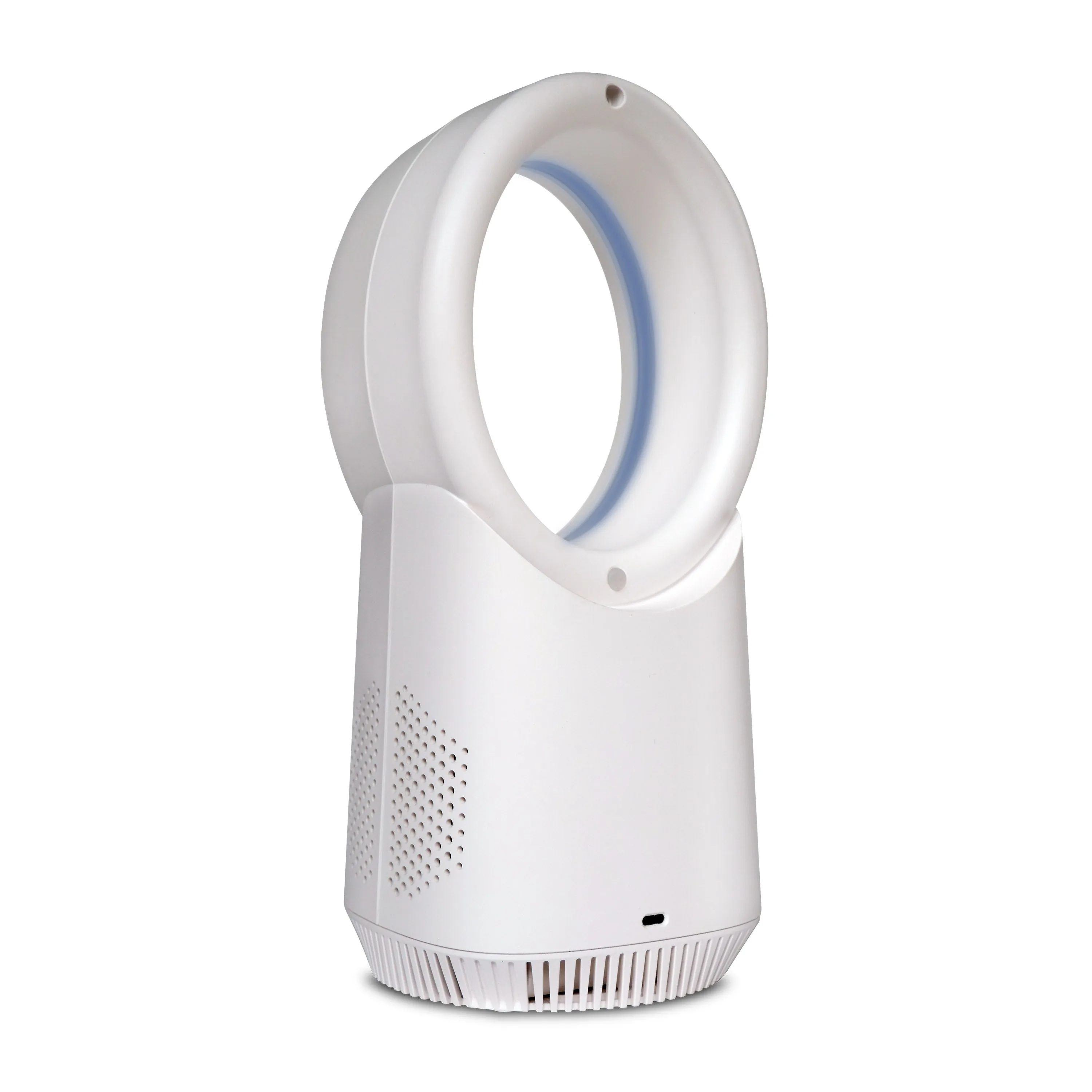 Vybra Solo Rechargeable Bladeless and Cordless Desktop Fan White