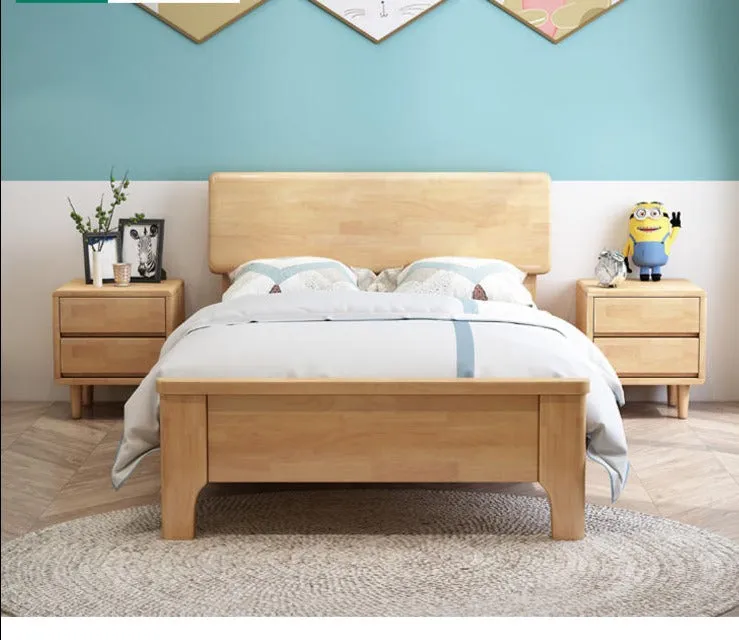 WAREHOUSE SALE MATEO Wooden Storage Bed Frame with 2 Big Drawers ( Choice from 2 Color 2 Size ) ( Discount Price $1299 Special Price $799 )