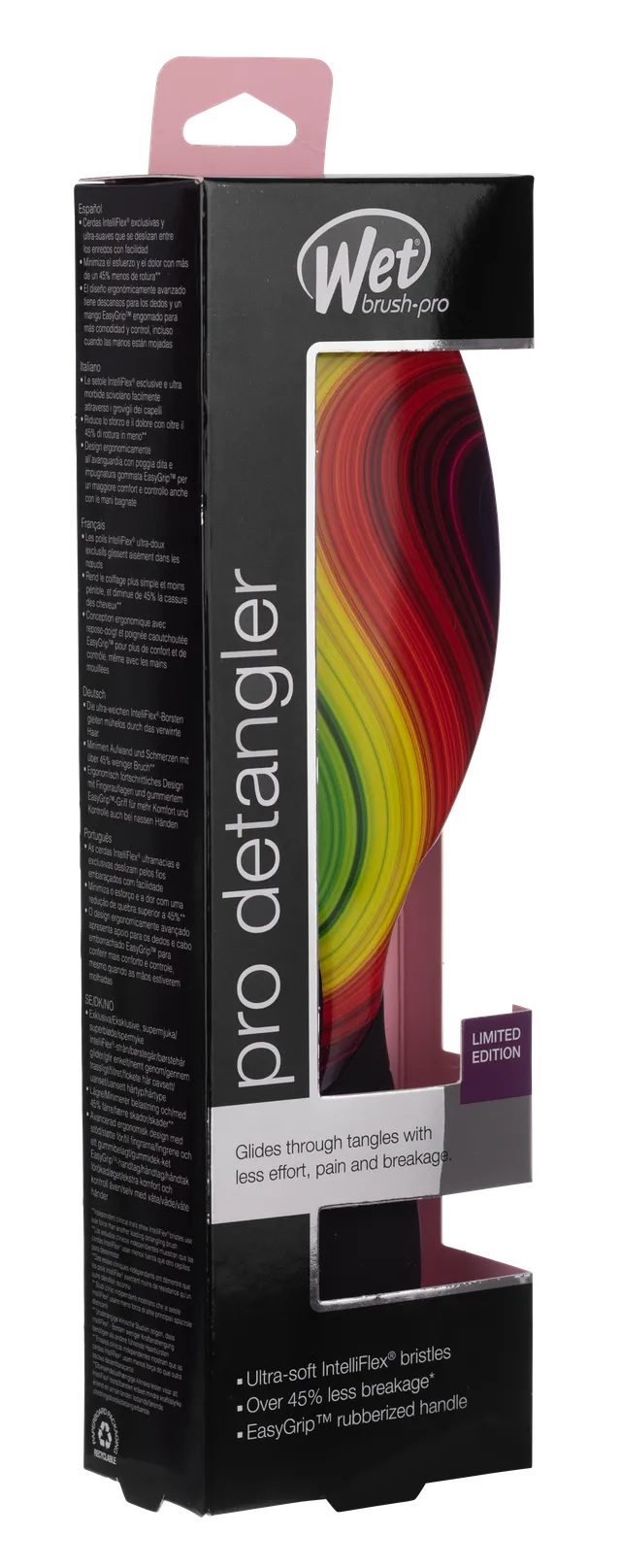 Wet Brush Original Detangler For All Hair Kind - Rainbow Road