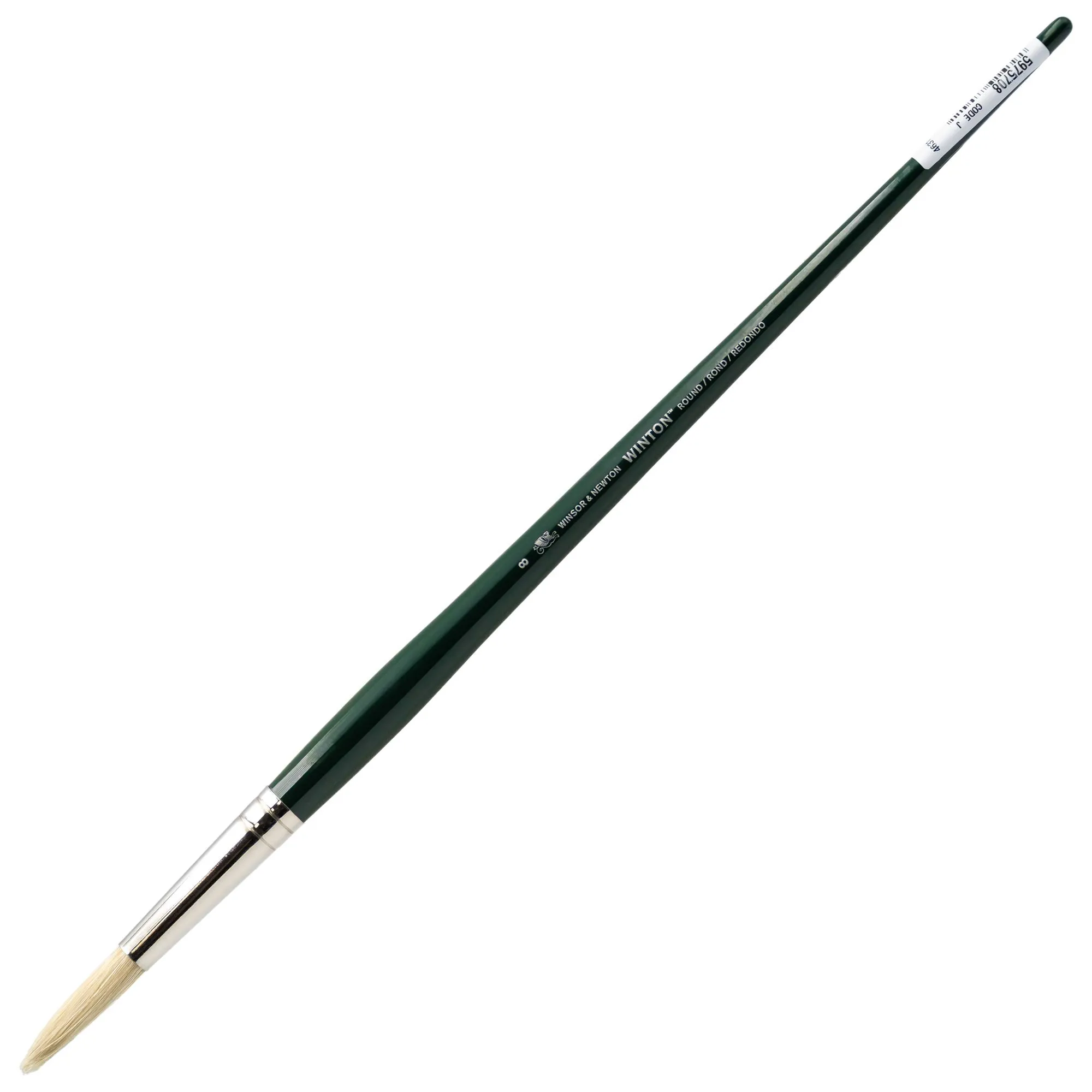 Winsor & Newton Winton Long Handled Hog Brush - Round