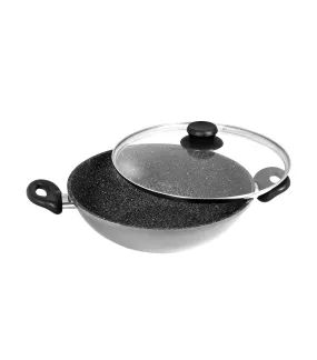 Wok with Glass Lid