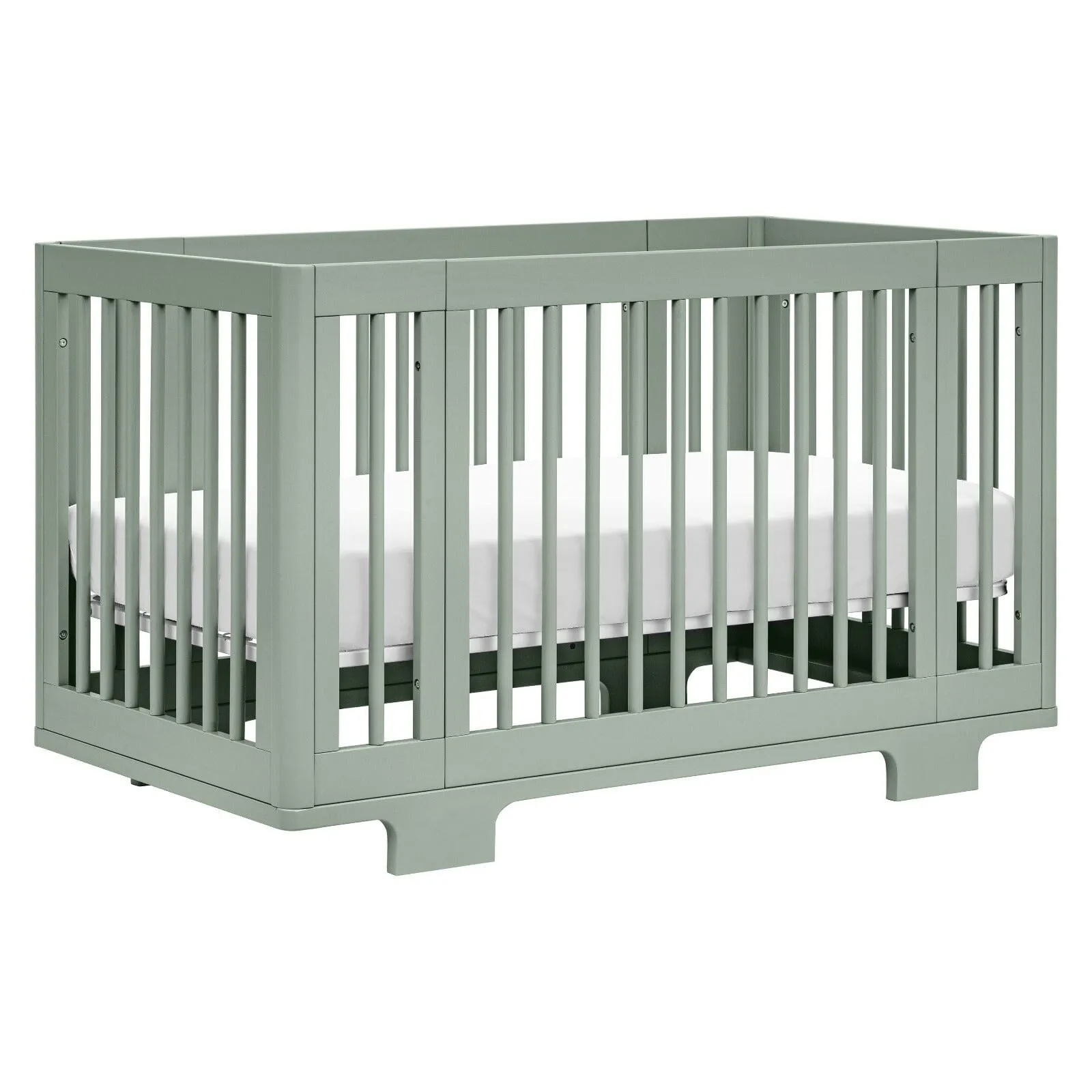 Yuzu 8-in-1 Convertible Crib with All-Stages Conversion Kits | Light Sage