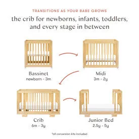 Yuzu 8-in-1 Convertible Crib with All-Stages conversion kits